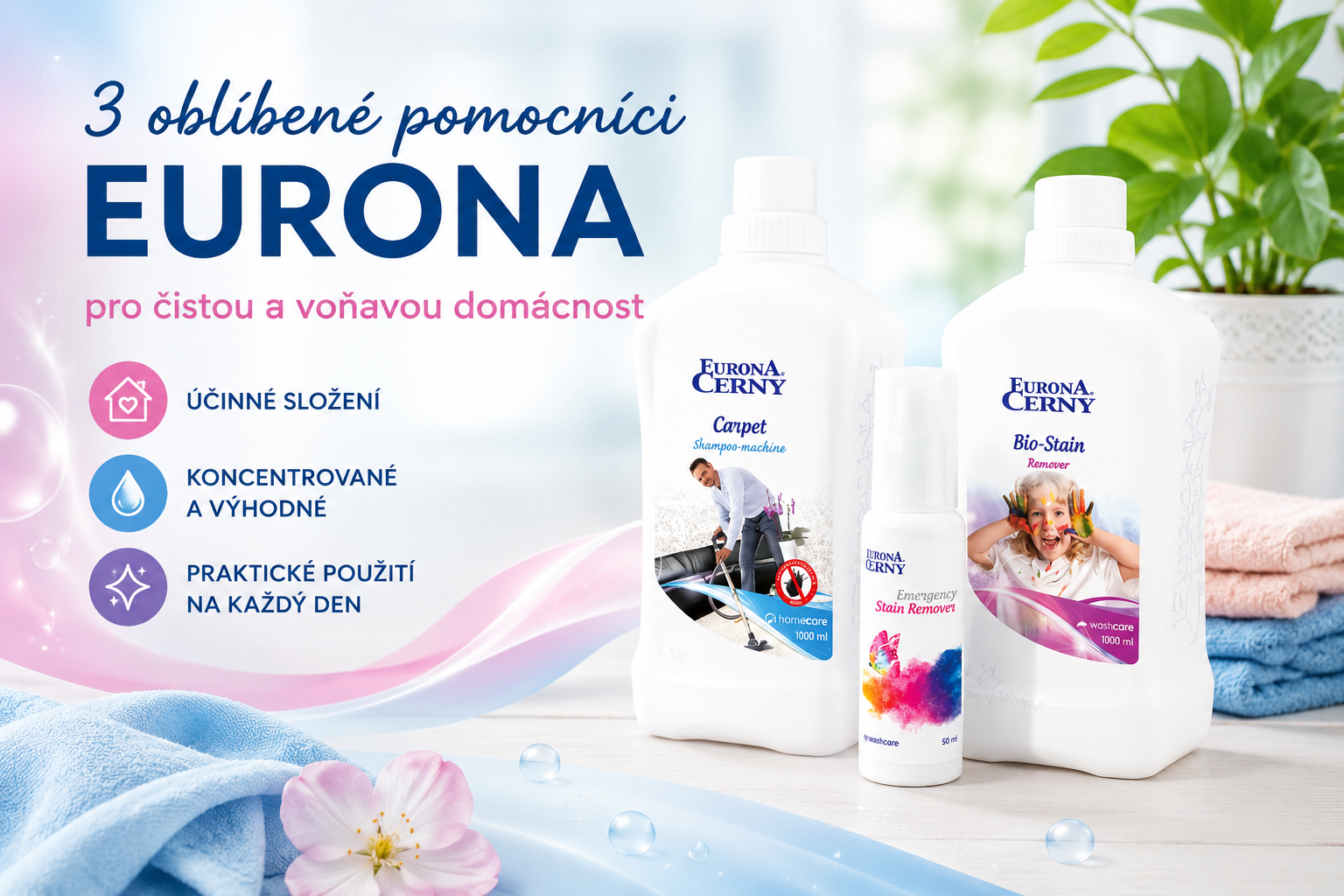 Oblíbené produkty Eurona: 3 pomocníci, kteří se doma neztratí