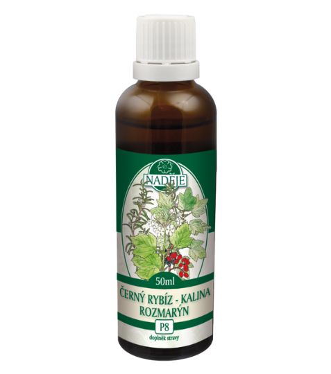 Naděje P8 Černý rybíz Kalina Rozmarýn 50 ml