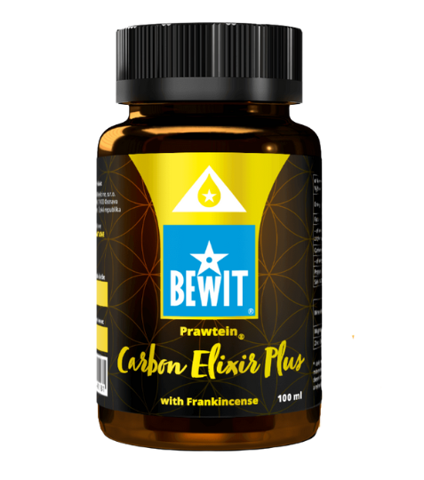 Bewit Prawtein carbon elixir plus s esenciálním olejem z kadidla 100 ml