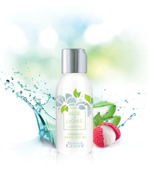 Eurona Pohotovostní gel pro rychlou dezinfekci ALOE & LYCHEE CONDITION 100 ml