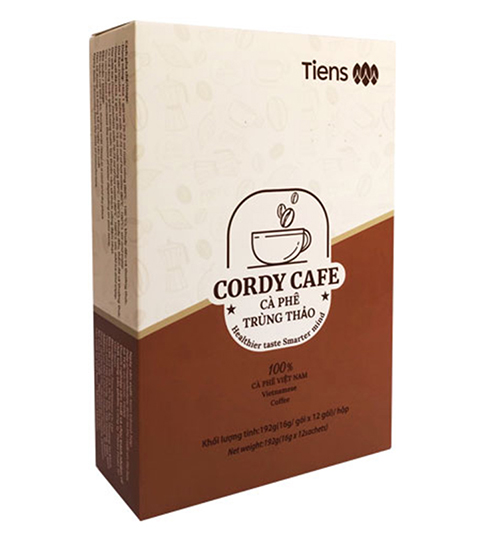 Tiens Káva s Kordycepsem 12 x 15 g