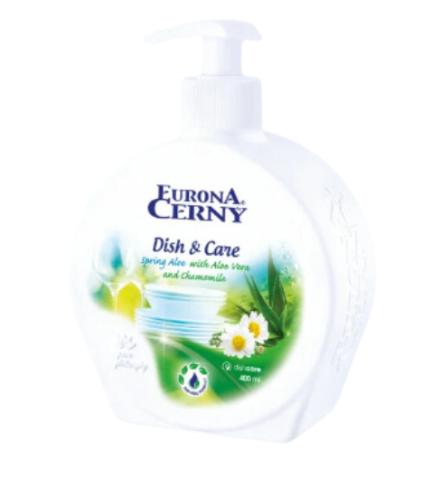 Eurona Prostředek na ruční mytí nádobí s aloe vera a heřmánkem Spring Aloe 400 ml