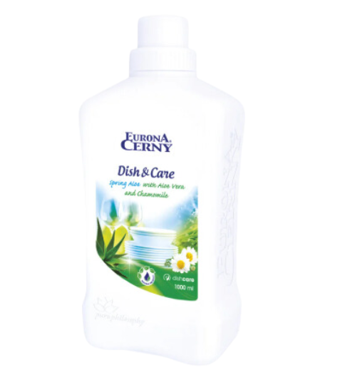 Eurona Prostředek na ruční mytí nádobí s aloe vera a heřmánkem Spring Aloe 1000 ml
