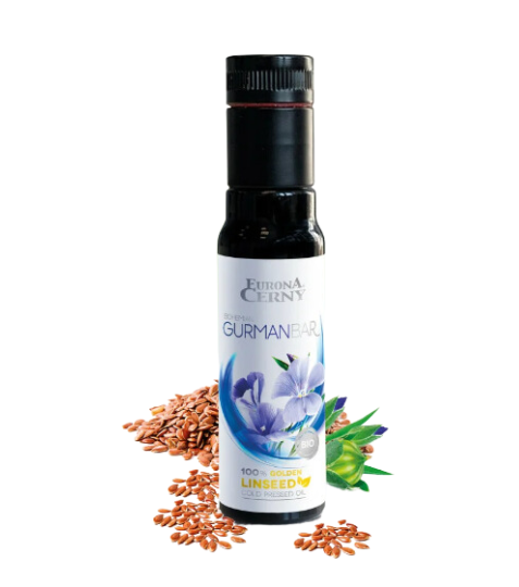 Eurona BIO 100% lněný olej Bohemian gurmanbar 100 ml
