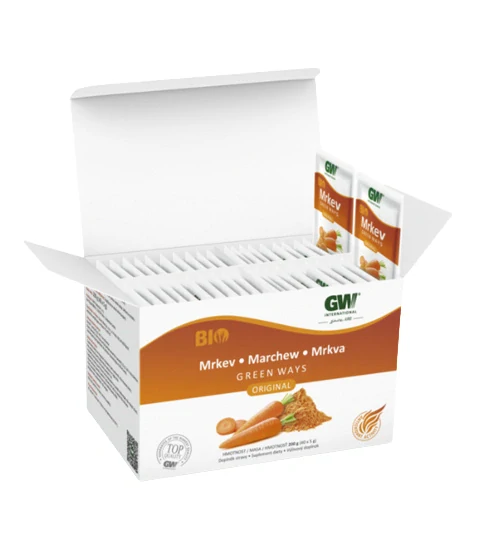 Green Ways BIO sušený prášek mrkev 200 g