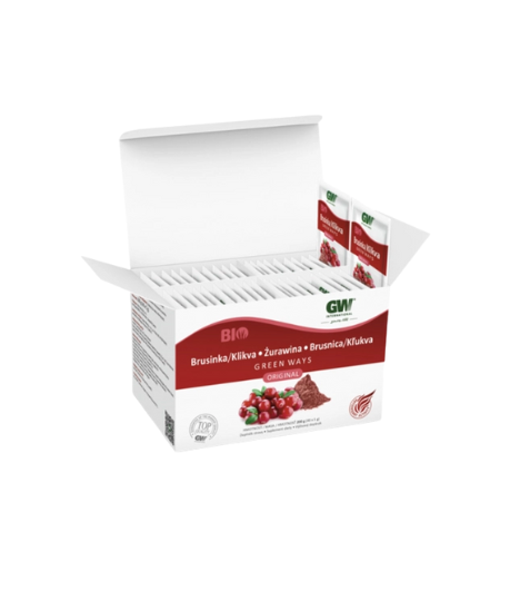 Green Ways BIO sušený prášek brusinka 200 g