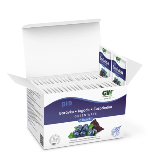 Green Ways BIO sušený prášek borůvka 200 g