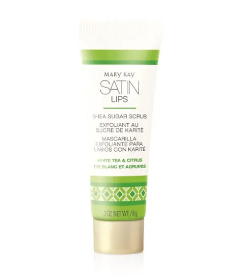 Mary Kay Cukrový peeling na rty s bambuckým máslem White Tea & Citrus 8 g