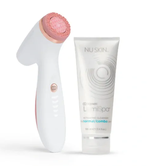 Nu Skin Čisticí sada ageLOC LumiSpa iO Rose Gold Cleansing Kit – pro normální až smíšenou pleť 4 ks