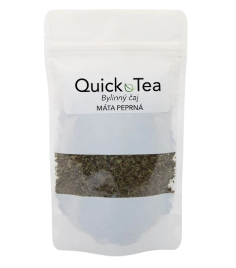 QuickTea Máta peprná – list řezaný 50 g