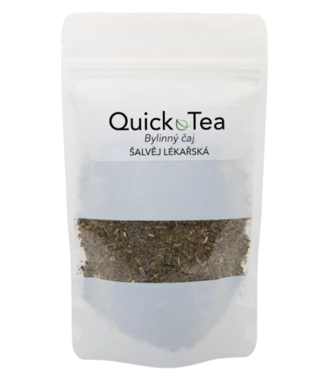 QuickTea Šalvěj lékařská – list řezaný