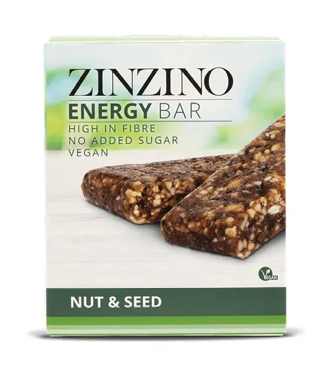 Zinzino Energy Bar Nut & Seed 4 x 40 g