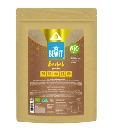 Bewit Baobab - prášek, BIO 500 g