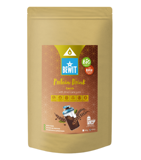 Bewit Proteinový nápoj, karob, se sušenou třtinovou šťávou, BIO 100 g