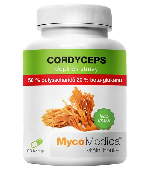 MycoMedica Cordyceps 50 % 90 cps.