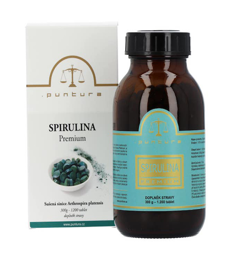 Puntura Spirulina Premium 300 g 1200 tbl.