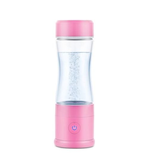 Generátor vodíku (vodíková láhev) Lazena HB-P-H04M růžová 280 ml