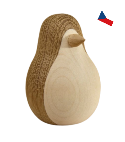 JH WoodArt Dřevěný dekorativní tučňák malý 1 ks