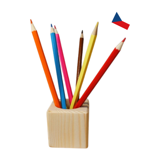 JH WoodArt Dřevěný stojánek na tužky