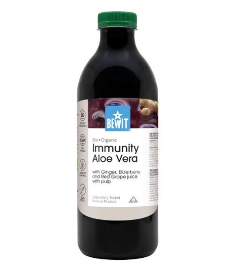 Bewit Aloe Vera Immunity gel s dužinou, BIO RAW 1 L