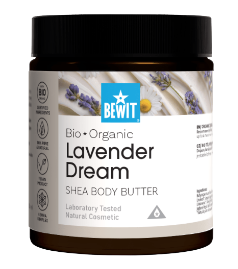 Bewit Bambucké tělové máslo s levandulí a heřmánkem Lavender Dream BIO