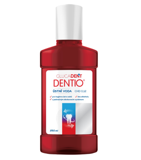 Naturprodukt Glucadent+ Dentio ústní voda 250 ml
