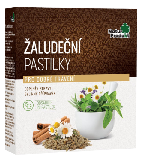 Naturprodukt Žaludeční pastilky 20 pastil.