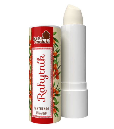 Naturprodukt Bylinný Panth.balzám na rty-rakytník 4 g