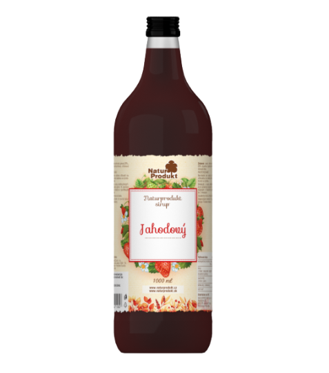 Naturprodukt Sirup jahodový 1000 ml
