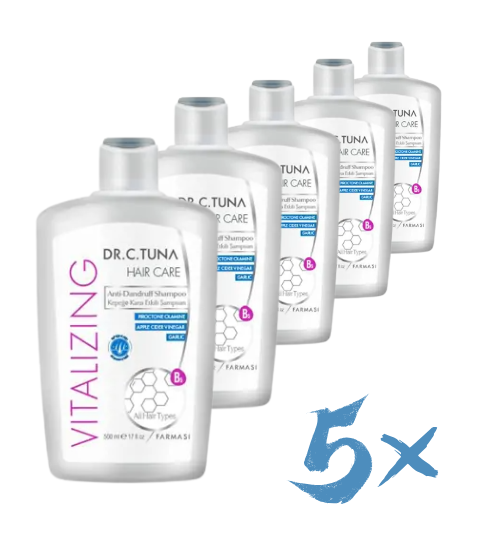 Farmasi šampony Akce - 5x Šampon proti lupům Dr. C. Tuna Vitalizing 2500 ml