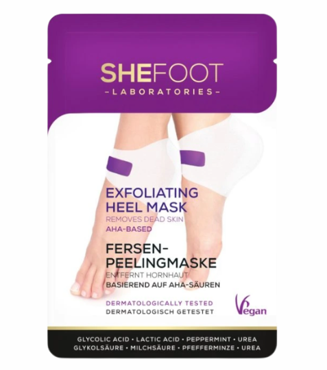 SheFoot Exfoliační maska na paty na bázi AHA-kyselin 1 pár
