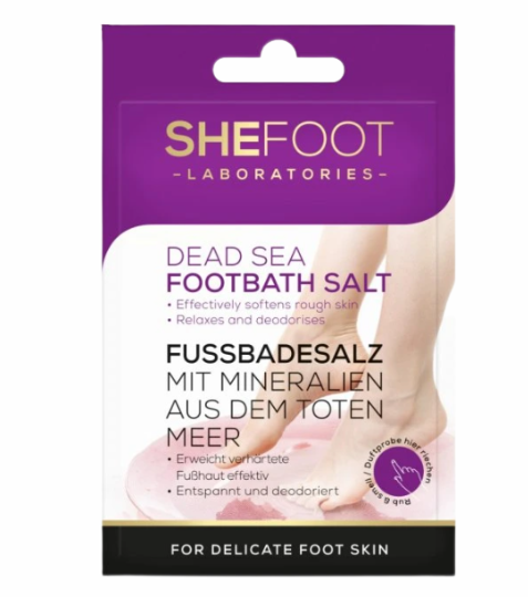 SheFoot Sůl do koupele na nohy z Mrtvého moře 55 g