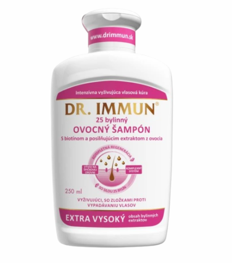DR. IMMUN Bylinný ovocný šampon s 25 bylinami 250 ml