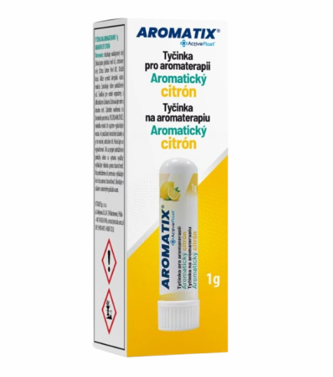Aromatix nosní inhalátor, aromatický citron 1 ks
