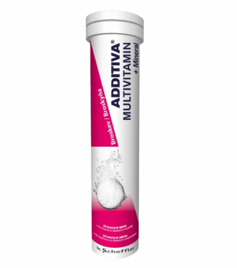 Additiva Multivitamin+Mineral BROSKEV šum. tablety 20 ks