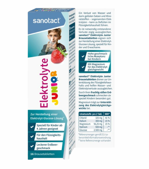 Intact Sanotact Elektrolyty Junior 16 tbl.