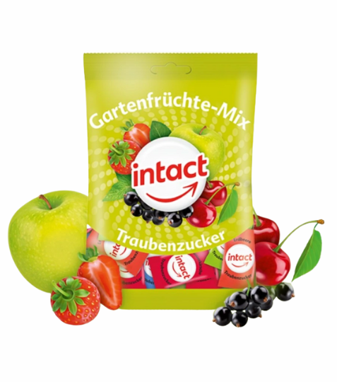 Intact sáček hroznový cukr ZAHRADNÍ MIX 75 g