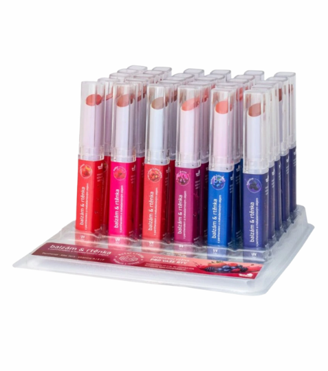 Balsamis Luxus balzám na rty COLOR set 30 ks