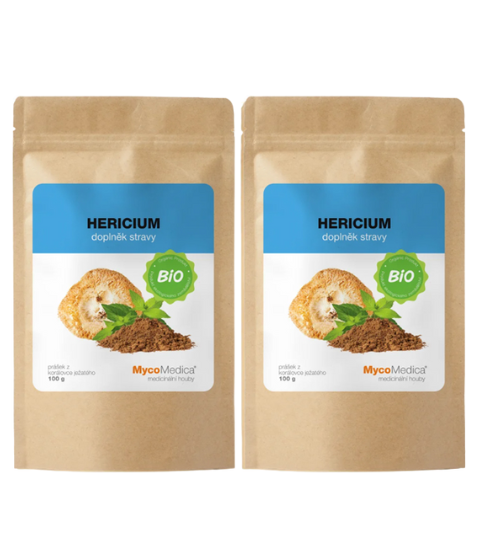 MycoMedica Hericium prášek BIO 2x 100 g
