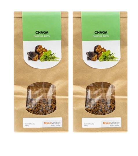 MycoMedica Chaga sušená 2x 100 g