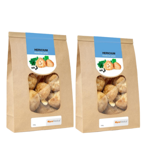 MycoMedica Hericium sušené 2x 100 g
