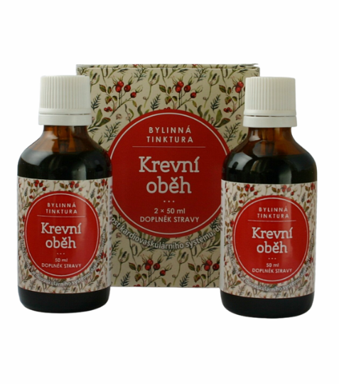 Ondřej Ullrich Krevní oběh - bylinná tinktura 2x50 ml