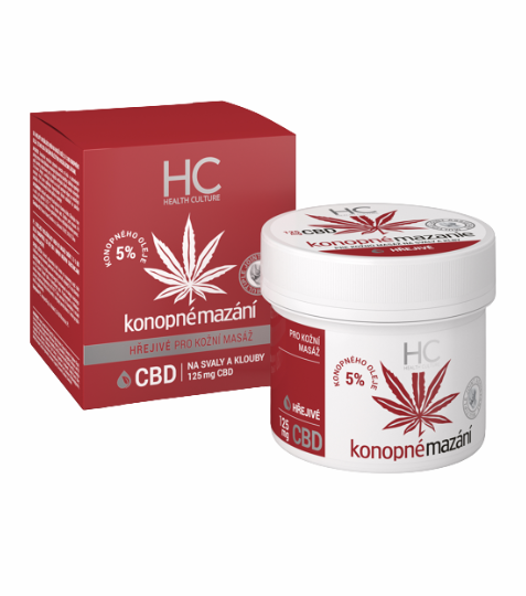 MedicProgress Health Culture CBD konopné mazání hřejivé 125 ml
