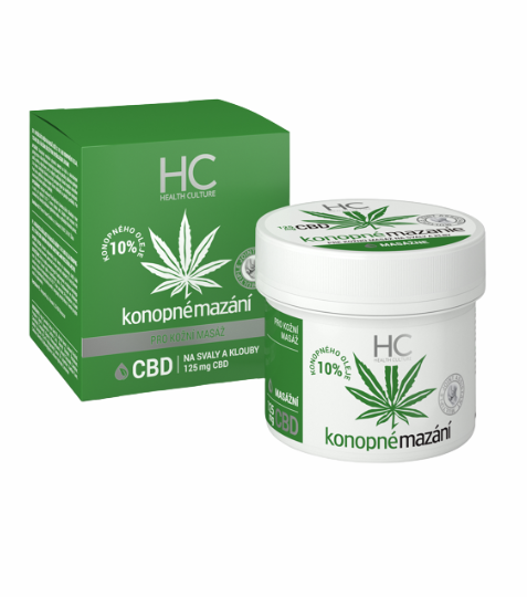 MedicProgress Health Culture CBD konopné mazání masáž 125 ml