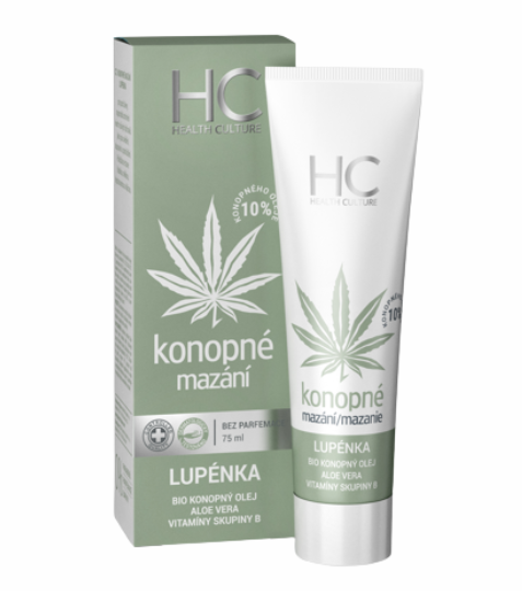 MedicProgress Health Culture konopné mazání lupénka 75 ml