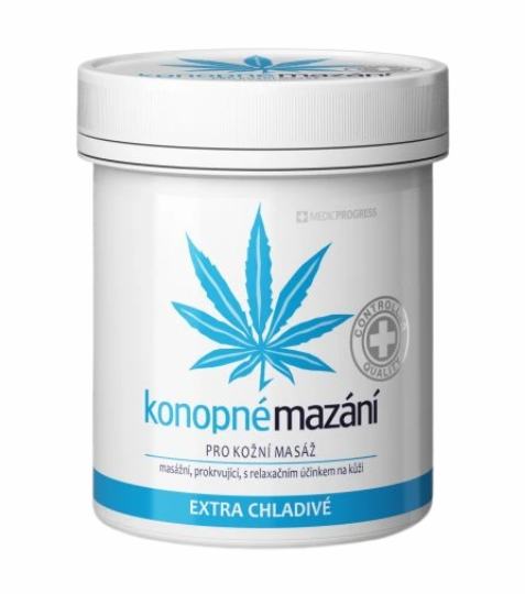 MedicProgress Konopné mazání Extra chladivé 250 ml