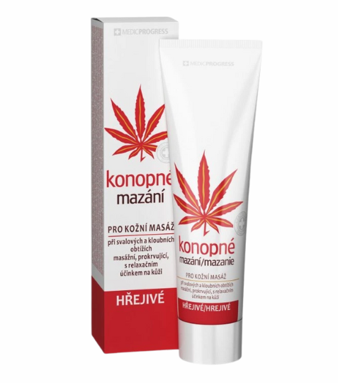 MedicProgress Konopné mazání hřejivé 100 ml