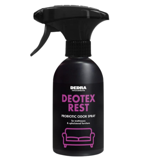 Dedra Neutralizátor pachů s probiotiky na matrace, čalounění, sedačky i interiéry vozů DEOTEX REST SPRAY 250 ml