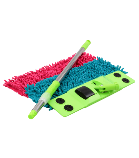 Dedra SASANKA PLATFORMA mop na zametání a vytírání hladkých ploch + 2 návleky teleskopická tyč 39 × 10 cm 1 ks