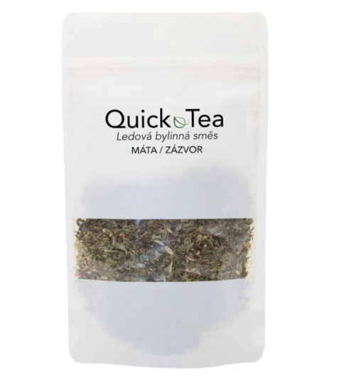 QuickTea Ledový čaj Máta – Zázvor